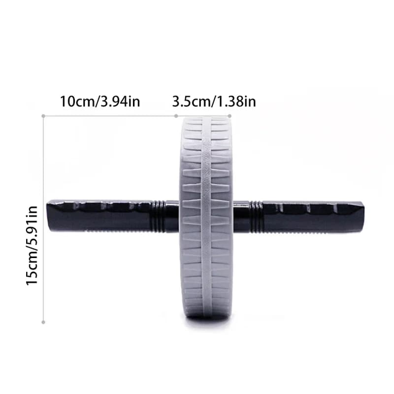 Rouleau abdominal silencieux pour exercices à domicile - Tonifiez votre ventre et taille efficacement