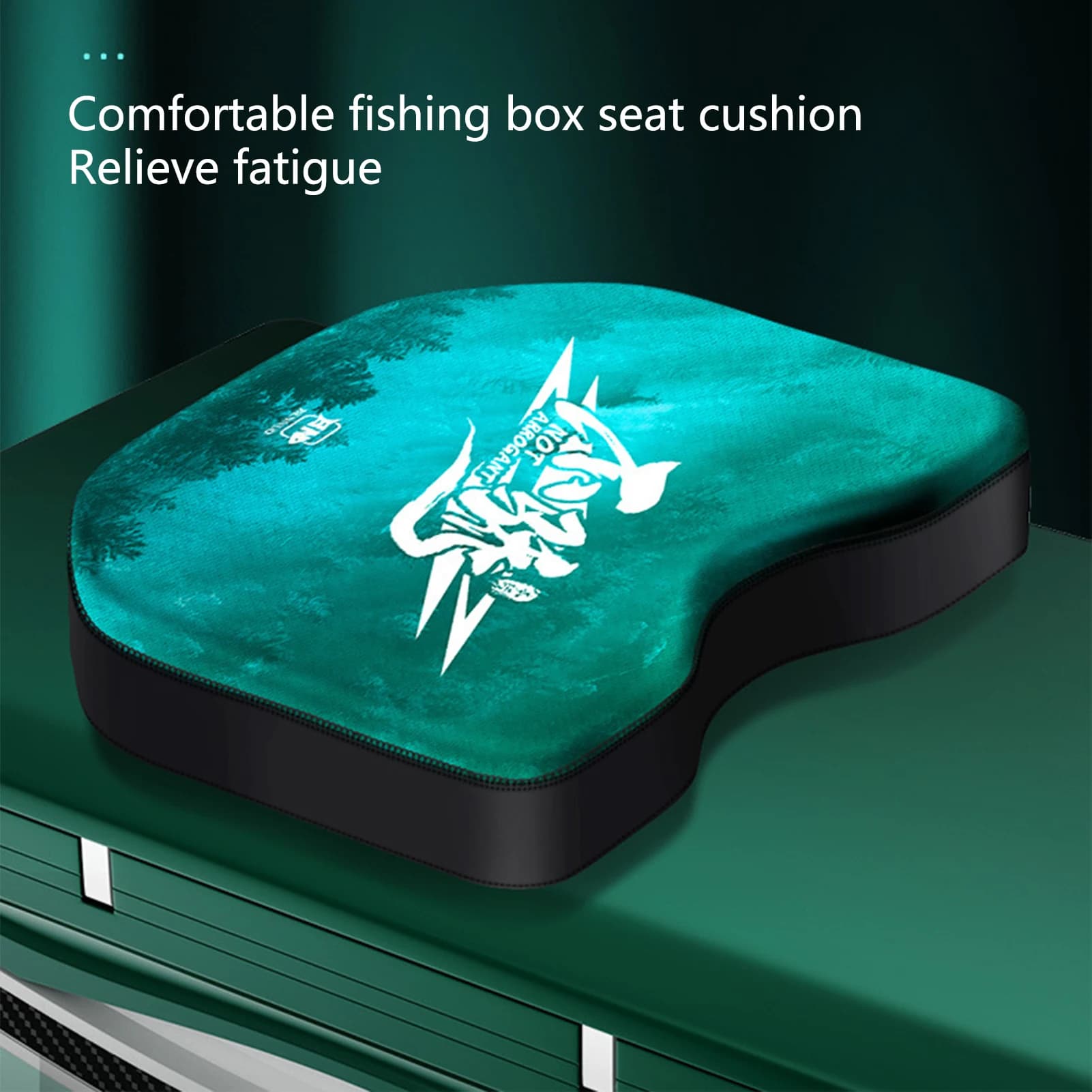 Coussin boîte pêche épais respirant rembourrage haute élasticité siège extérieur durable accessoires confort