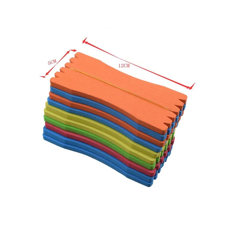 10 bobines en mousse pour enrouleur ligne de pêche, support montage et accessoires canne, couleurs aléatoires