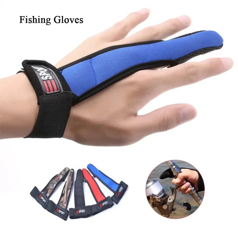 Gants de pêche respirants anti-dérapage un doigt - Protection extérieure pour pêcheur professionnel