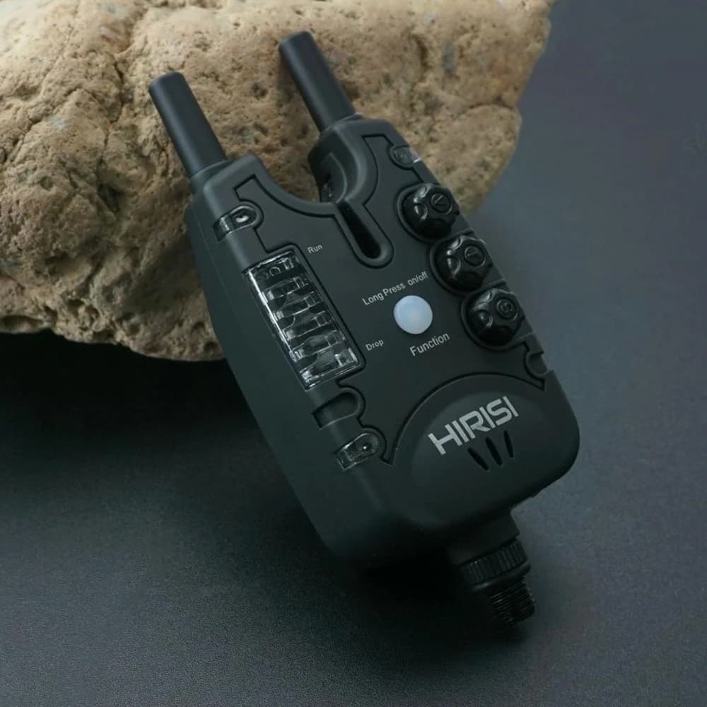 Alarmes de touche carpe Hirisi B150 avec LED, volume et sensibilité réglables pour pêche de nuit