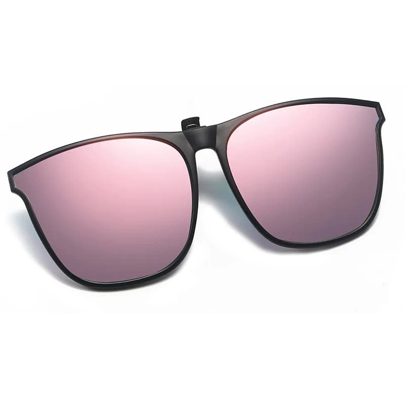 Lunettes clip polarisées UV400 anti-éblouissement pour pêche en voiture - Hommes