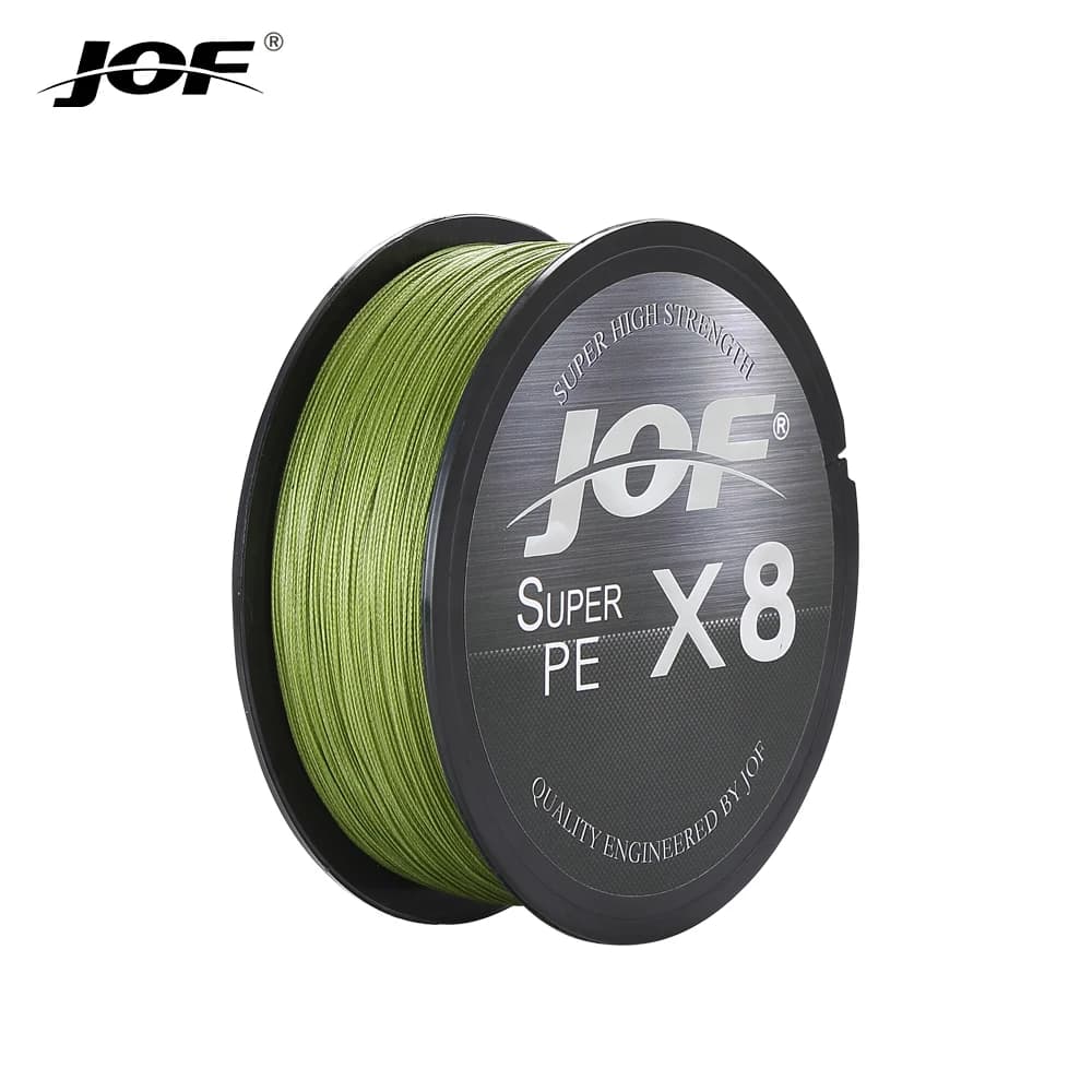 Ligne pêche JOF 8 brins 150-500M multifilament tressé - accessoire carpe polyvalent haute qualité