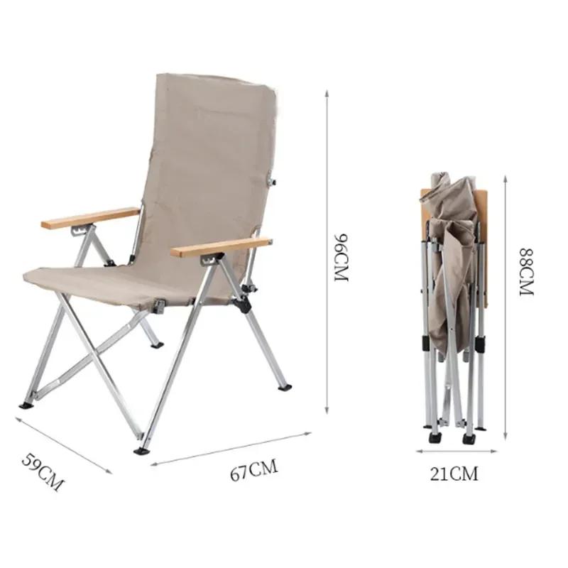 Fauteuil pliant portable DIVEDEER pêche barbecue camping équipement extérieur loisirs