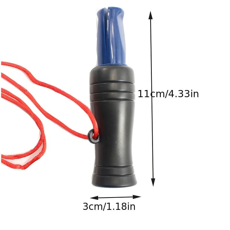 Sifflet leurre canard plastique - Appeau imitation pour camping et équipement chasse outdoor