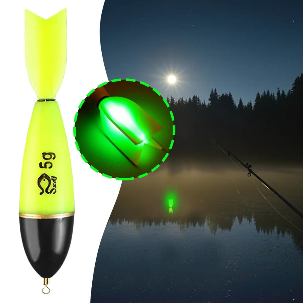 Flotteurs lumineux pour pêche de nuit 5 pièces accessoires mer pêche aux leurres rockfish