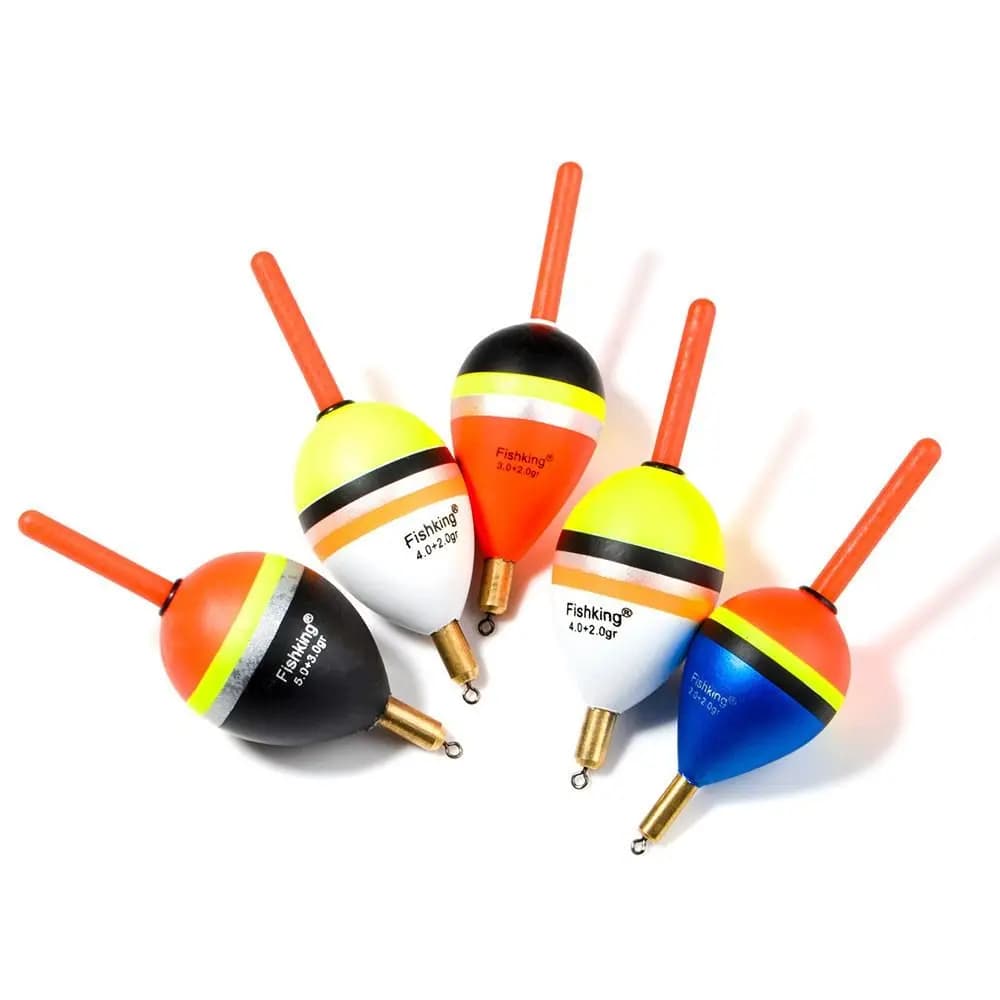Flotteurs de pêche plastique 2.0g à 5.0g avec tube coulissant - Sensibilité et polyvalence