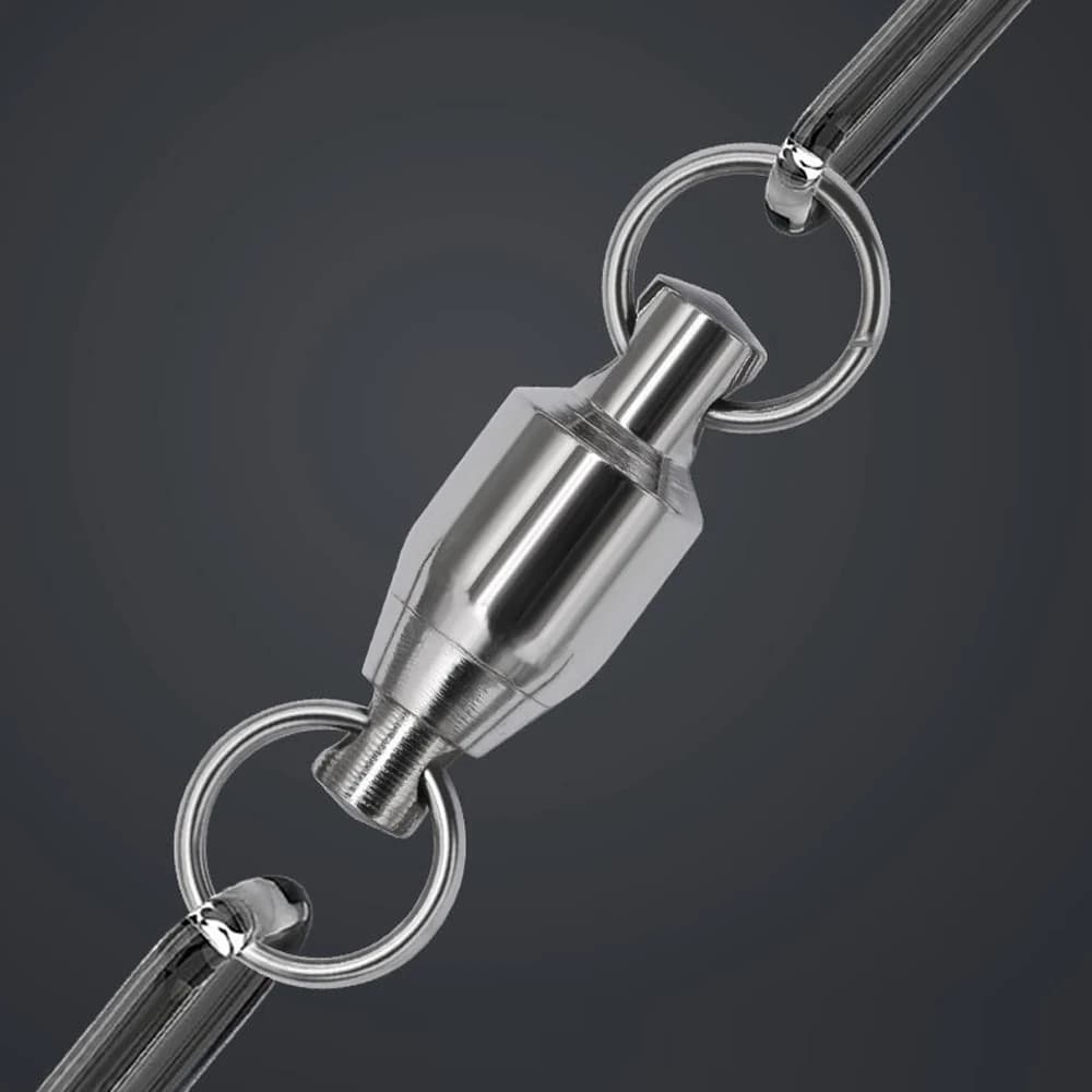 Émerillons à roulement à billes DNDYUJU 10-20pcs acier inoxydable - Accessoires pêche qualité