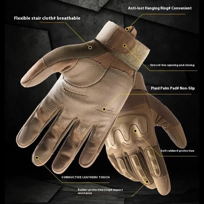 Gants tactiques Z191 anti-dérapants pour pêche sportive et activités outdoor protection complète
