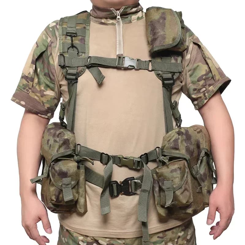 Veste tactique forces spéciales pêche - Équipement randonnée pêche - Fan chasse gros poissons