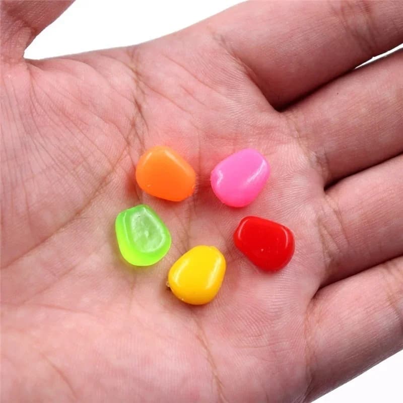 Appât flottant pour carpe 100PCS maïs coloré parfum crémeux - idéal pêche carpe de roseau
