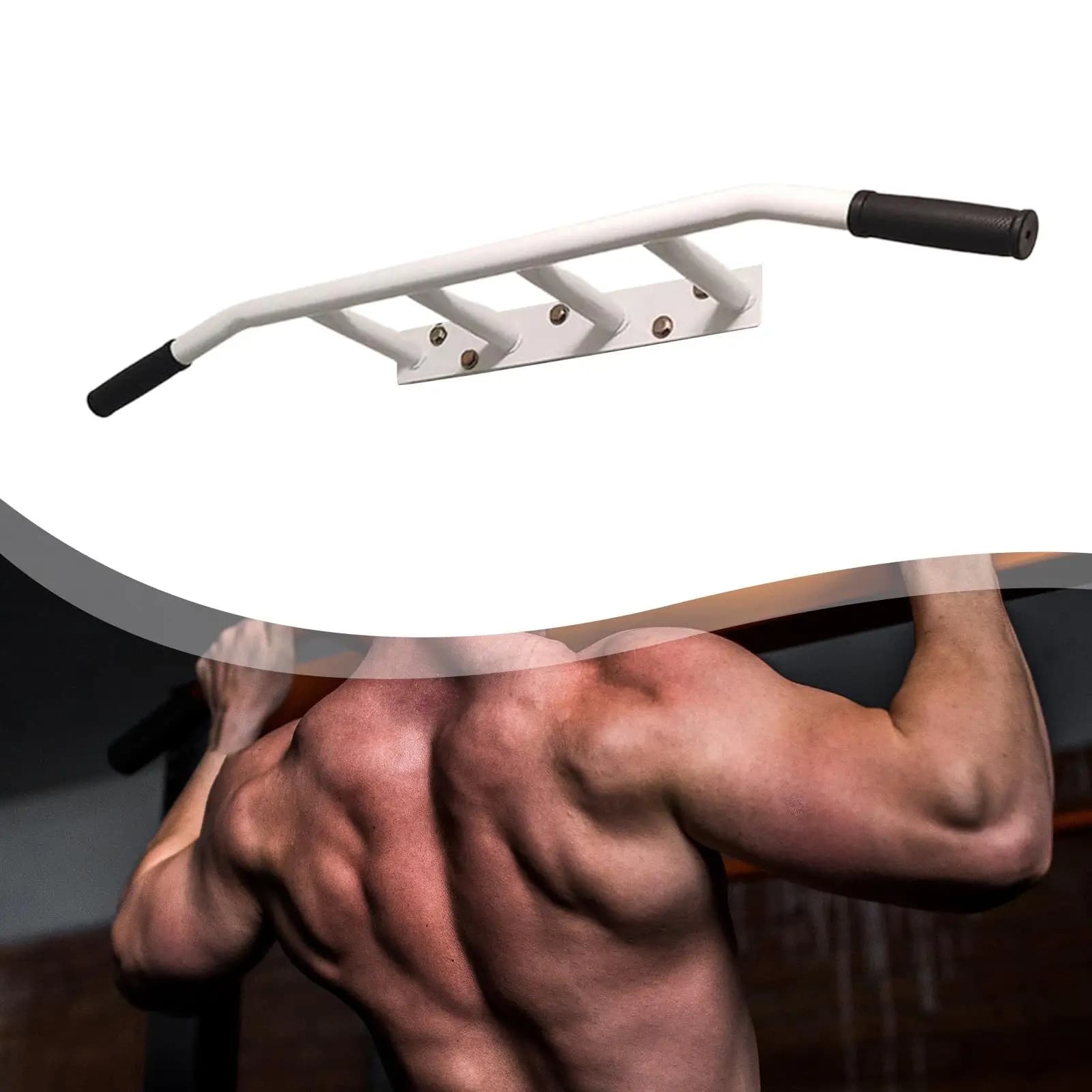 Barre de traction murale pour entraînement à domicile - Barre fixe pour musculation et renforcement musculaire