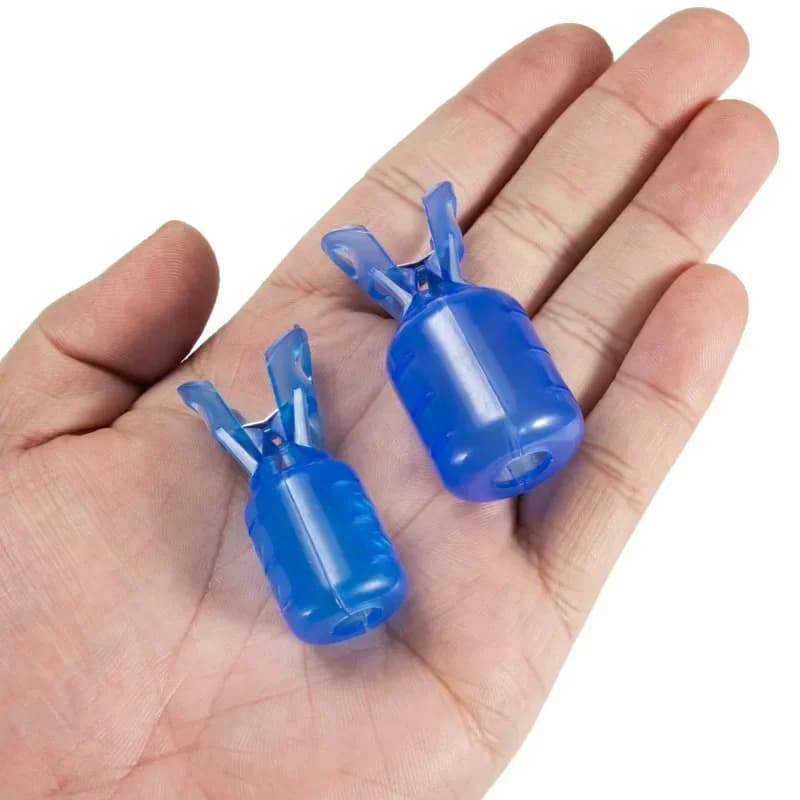 10 protège-hameçons en ABS pour leurres de pêche à l'encornet, tailles S et L, accessoire sécurité