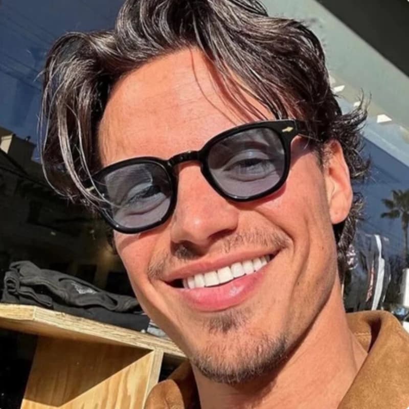 Lunettes de soleil vintage rectangulaires homme et femme luxe - Idée cadeau Noël