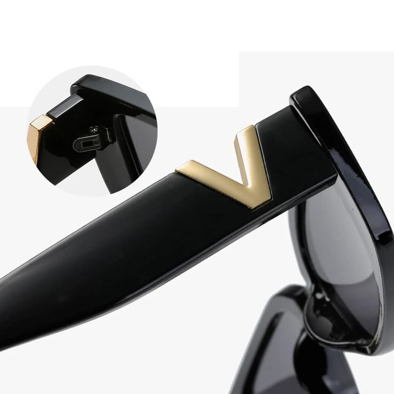 Lunettes de soleil féminines forme chat pour pêche - Style classique avec verres UV400 haute protection