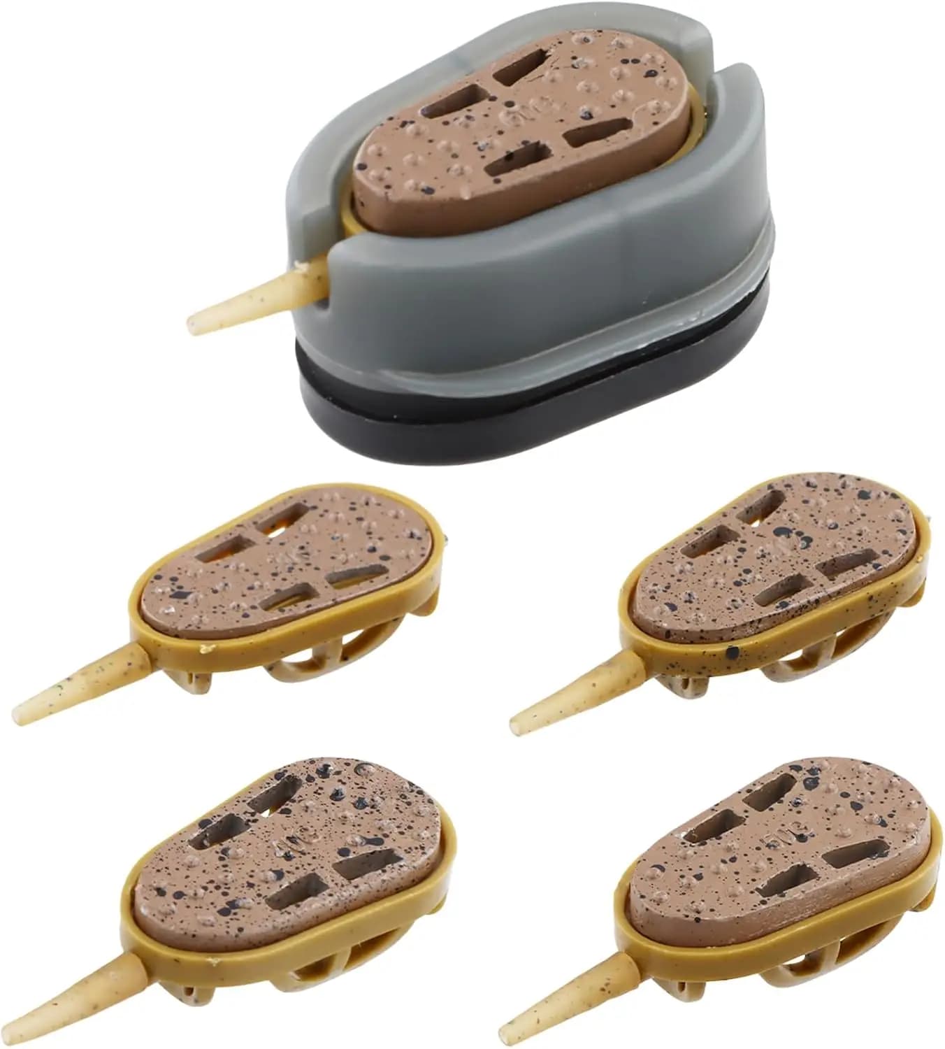 Feeders Méthode Carpe 2 à 6 Pièces, Moule à Libération Rapide 20g à 60g | Accessoires Pêche
