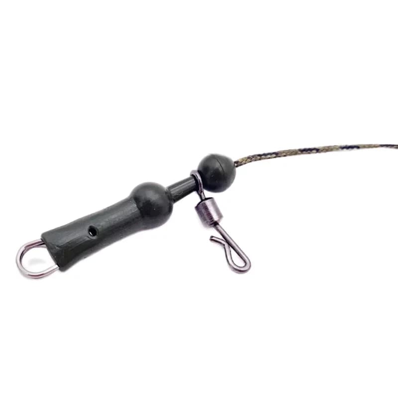 3Pcs leader line chod helicopter rig carp pêche 45lb braided lead core prêt à monter