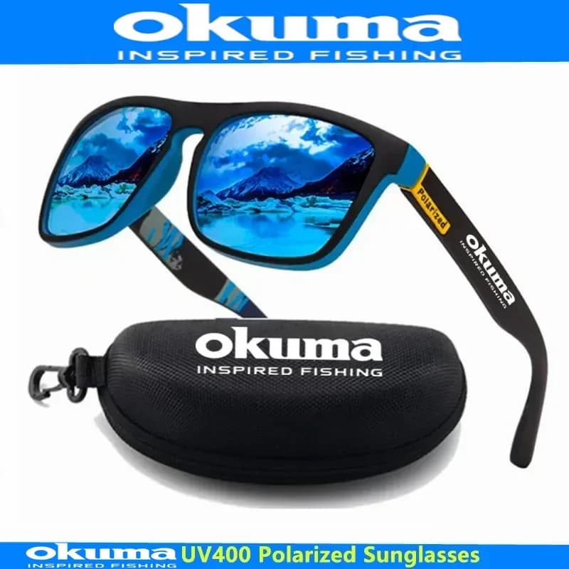 Lunettes de soleil polarisées Okuma UV400 - Pêche, chasse, vélo - Protection optimale outdoor
