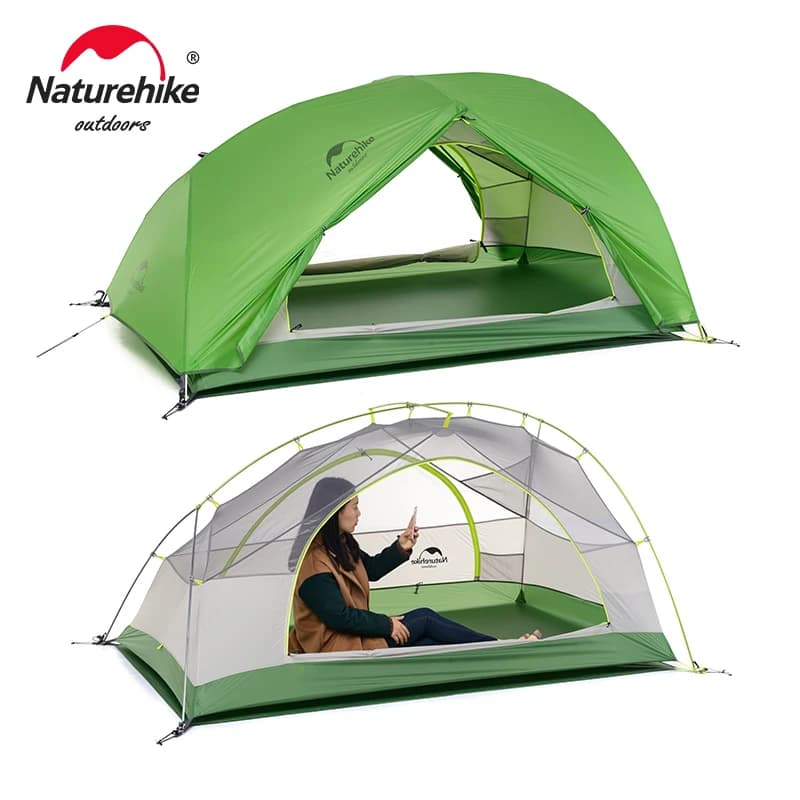 Tente de pêche et randonnée Naturehike Star River 2 UL ultralégère 2 personnes 3 saisons