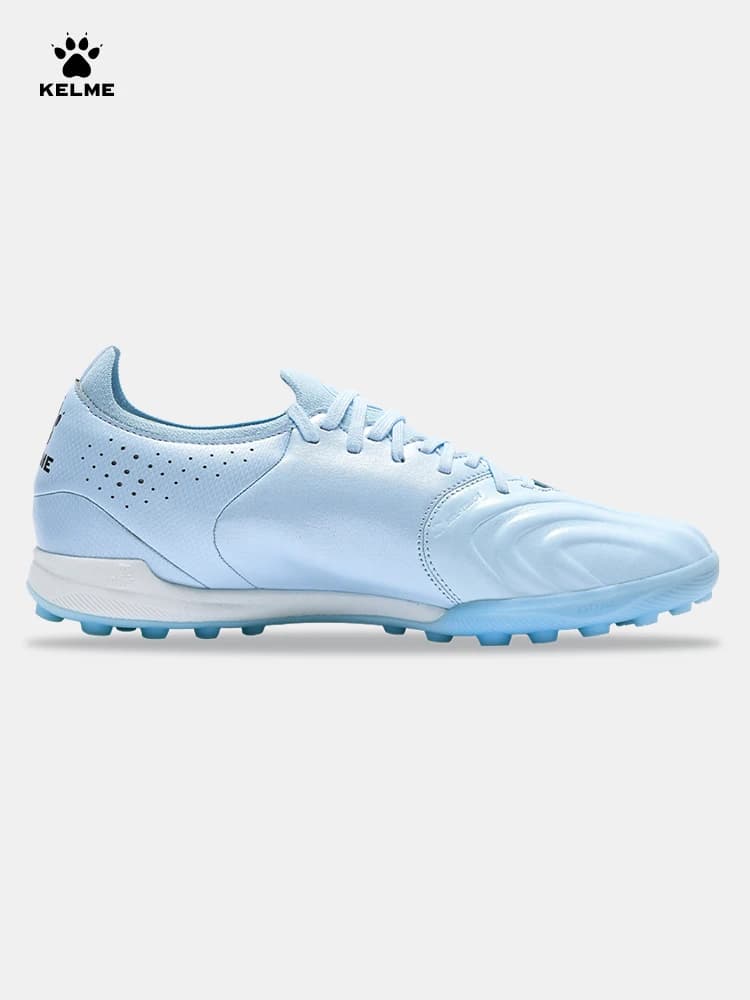 Chaussures Kelme Holy Grail 1.5 cuir kangourou TF homme - Pointes déchiquetées pour match et entraînement