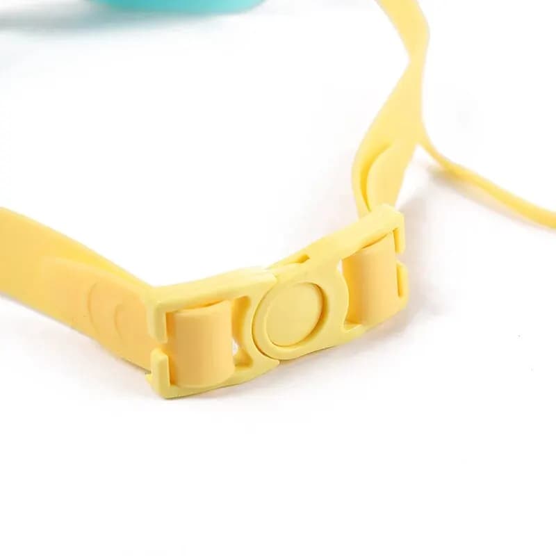 Lunettes de natation enfant grand cadre anti-buée HD - Étanches avec bouchons d'oreilles intégrés