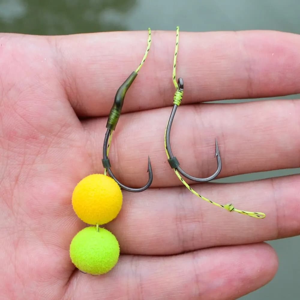 Hameçons carpe acier carbone 50 pièces Hirisi avec barbelures et revêtement résistant pour pêche durable