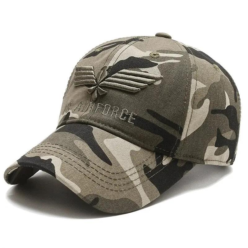Casquette camouflage quatre saisons - Style coréen pour pêche et outdoor printemps automne