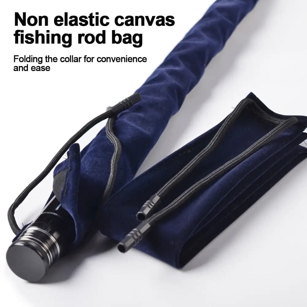Sac cannes pêche velours épais multifonction pliable - Housse protection cannes leurres portable transport pêche