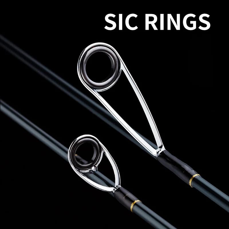 Canne à truite L+UL Tips pour pêche légère au leurre spinning et baitcasting en rivière