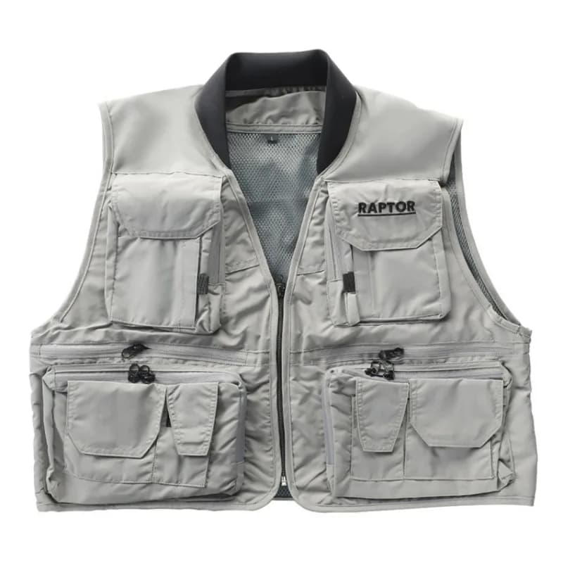 Gilet de pêche respirant multi-poches printemps été automne veste photographique outdoor fonctionnelle