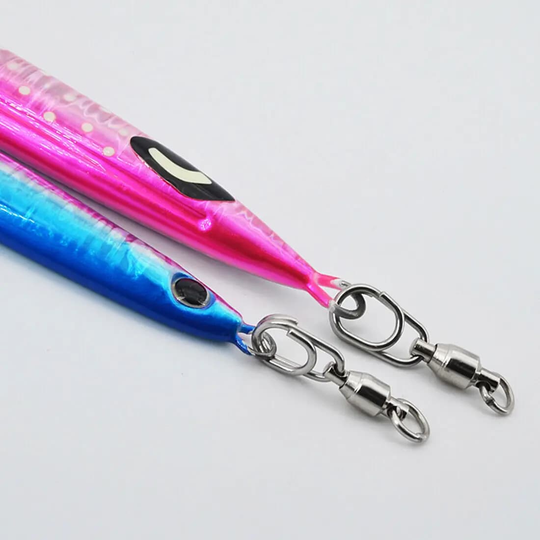 10 émerillons rapides à roulement à billes inox 9km - accessoires pêche connecteurs clips