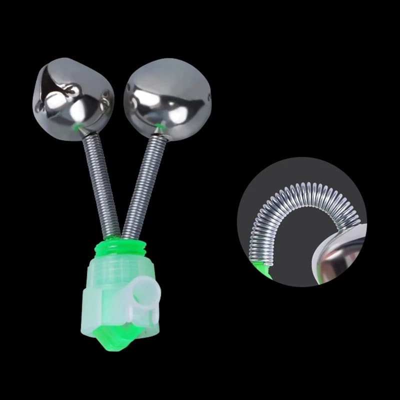 5-10 pcs Alarme de touche pêche ABS vert - indicateurs morsure poisson accessoires canne à pêche extérieur