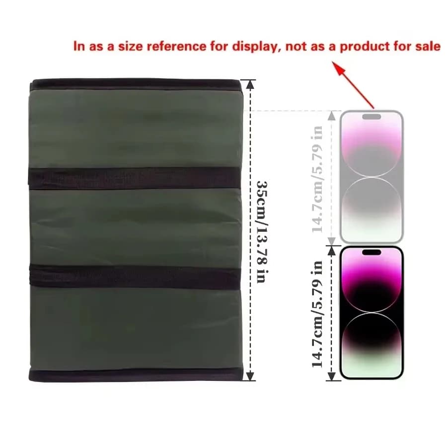 Tapis pêche pliable Comfort-Grip durable avec éponge respirante pour décrochage sécurisé des poissons