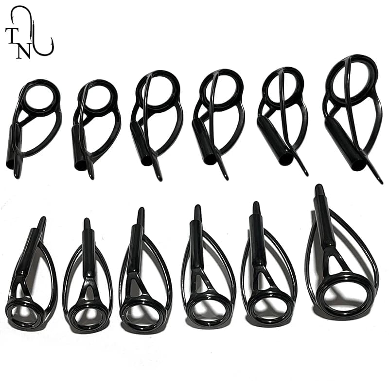 Kit réparation cannes carp fishing TN89 Seaguide 3 pièces cadre acier 316 et anneaux céramique
