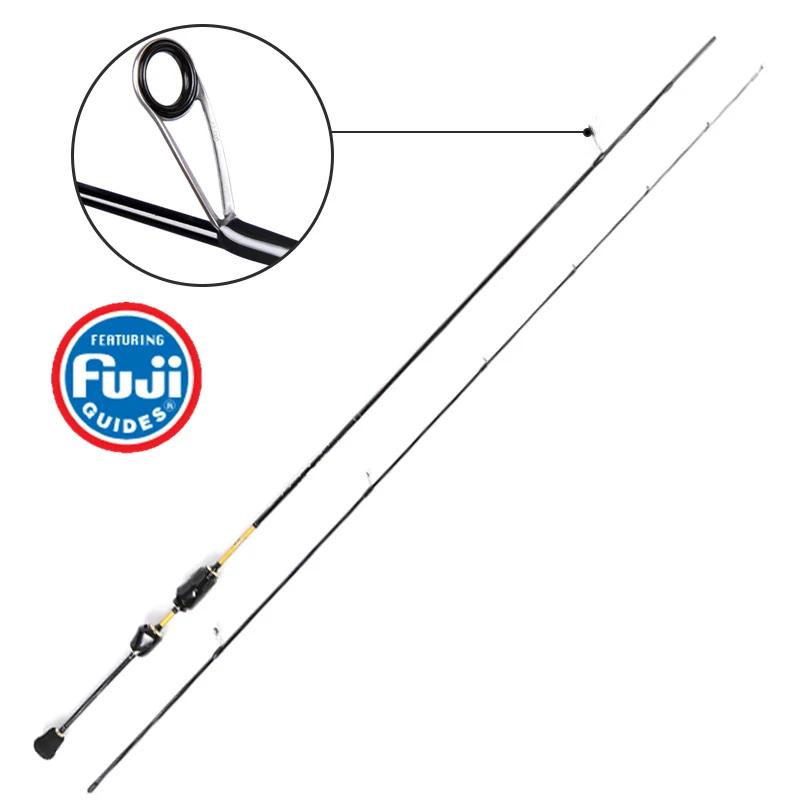 Canne ultralégère Mifine MOTRAL DRAW XUL 30T carbone Fuji pour truite avec leurres 0.3-1.5g