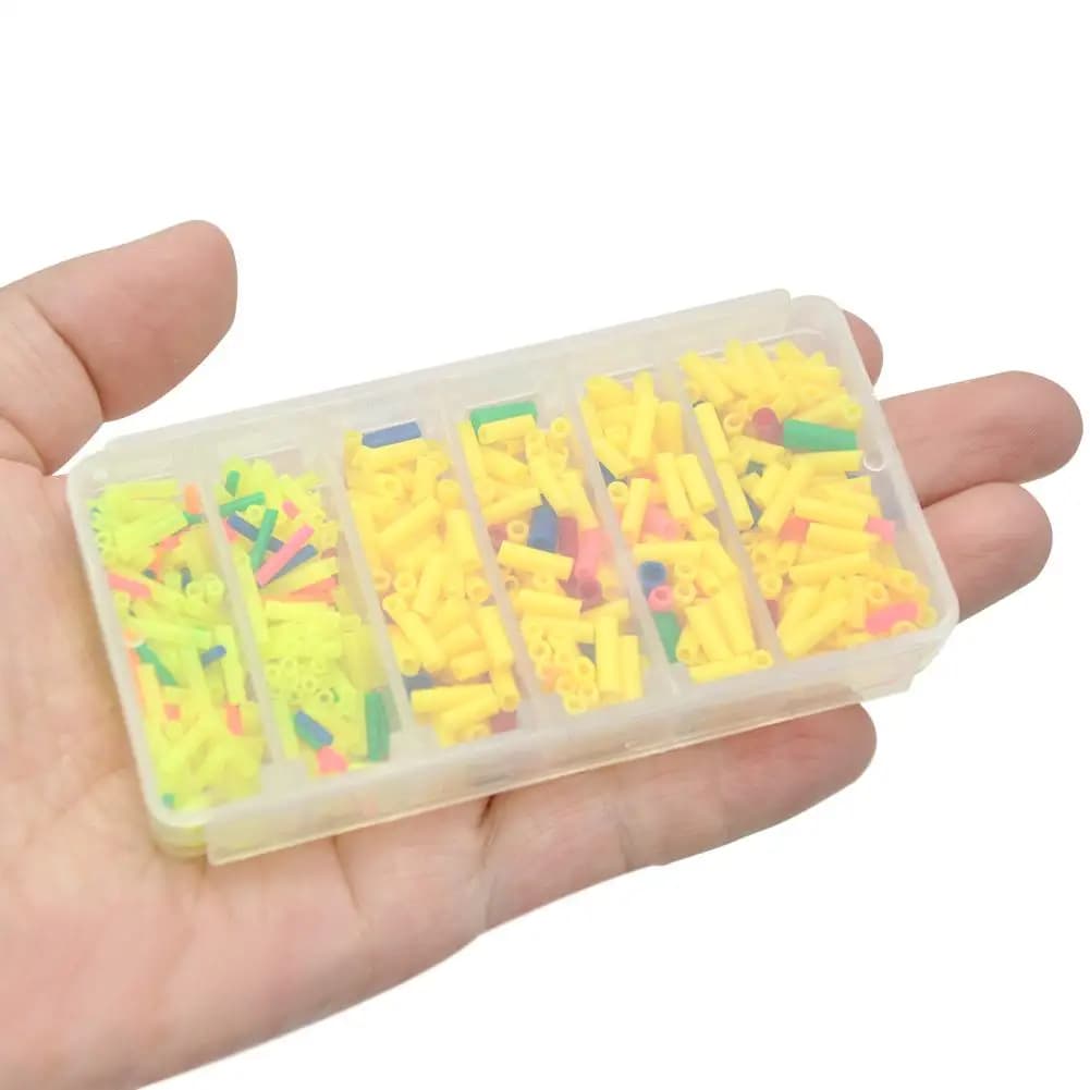 Set accessoires pêche tailles multiples manchons flotteurs silicone stops boilies montage carpe