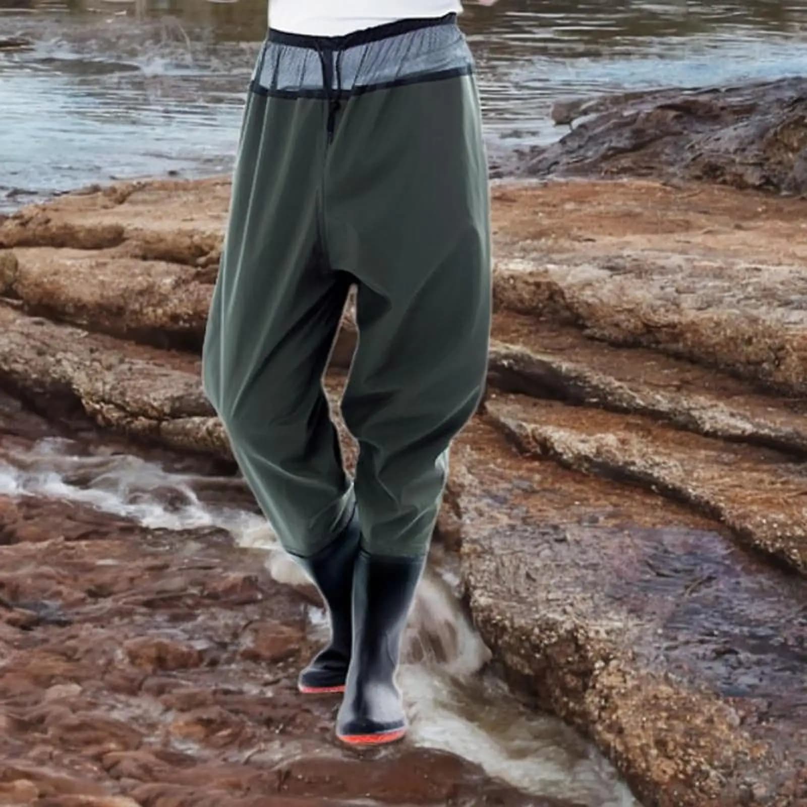 Pantalon de pêche portable léger pour travaux agricoles, pêche et activités extérieures