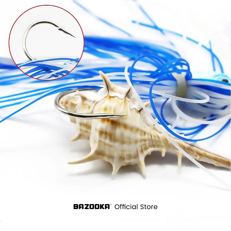 Leurre spinnerbait Bazooka 15g 18g pour brochet et perche en hiver, appât métal avec jupe
