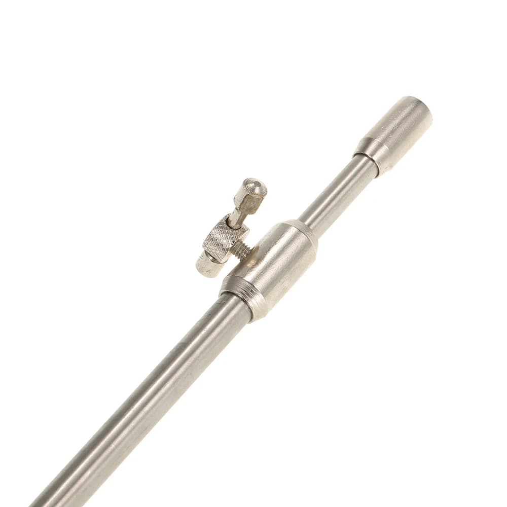 Tige de berge télescopique inox 55-100cm pour détecteur de touche carp fishing réglable et robuste