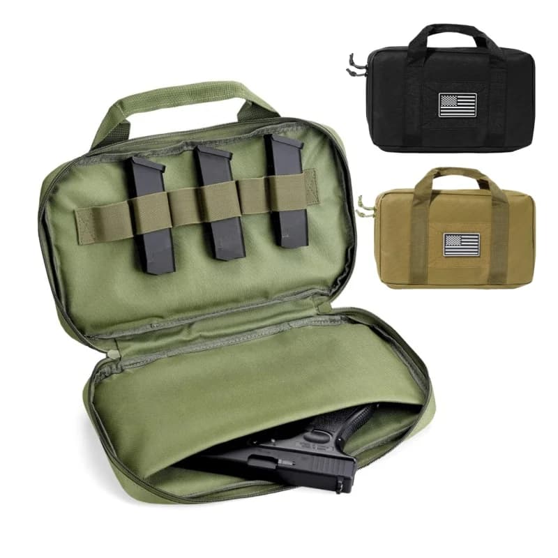 Pochette tactique pour pistolet et équipement - Protection transport pêche et chasse discret
