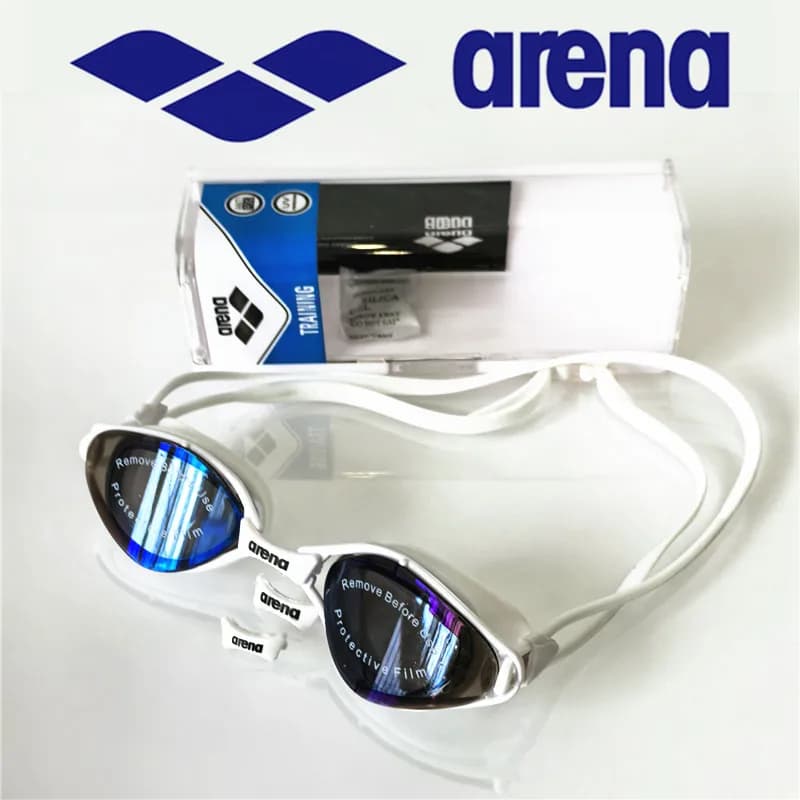 Lunettes ARENA professionnelles étanches anti-buée HD adultes avec bonnet silicone