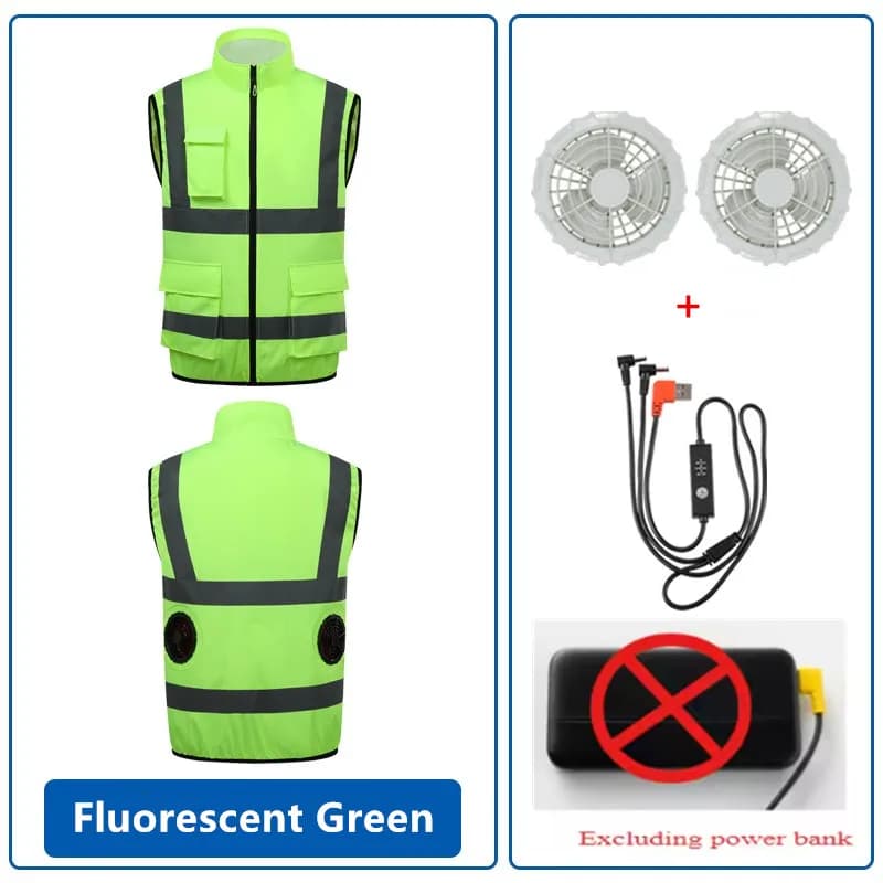 Veste de travail ventilée pour chantier anti coup de chaleur été vêtement professionnel fraîcheur