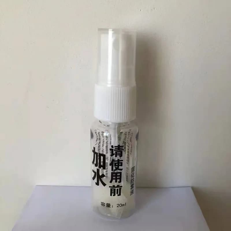 Spray anti-buée longue durée pour lunettes verres miroirs fenêtres plastique