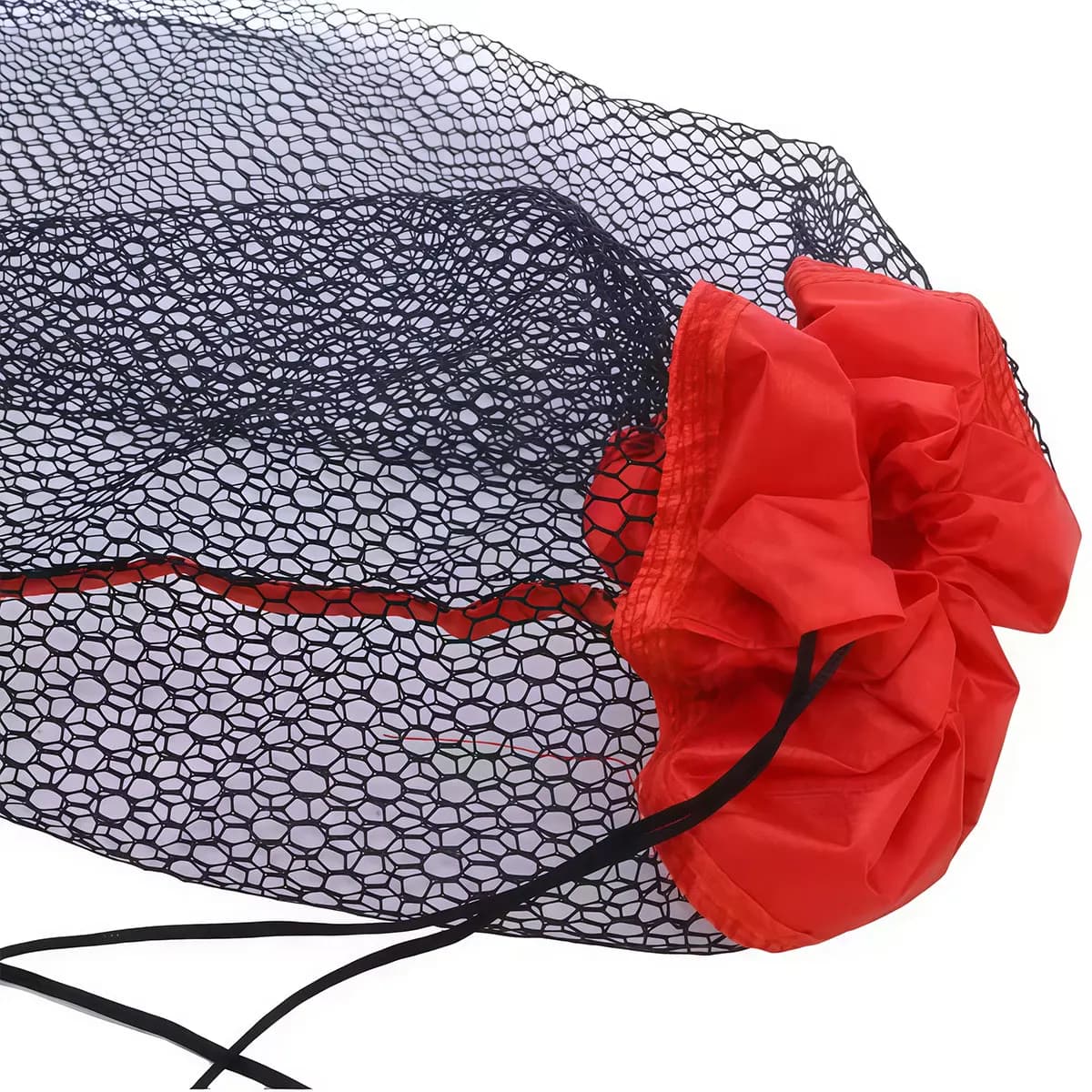 Filet pliable pêche à mailles épaisses - Sac de transport pour poissons vivants et matériel