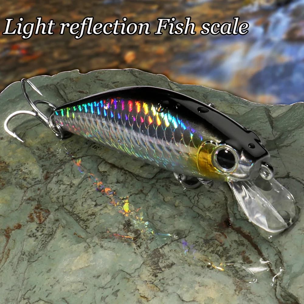 Leurre souple plongeant 11g 7cm pour carpe et carnassiers, leurre crankbait 3D jerkbait appât silicone