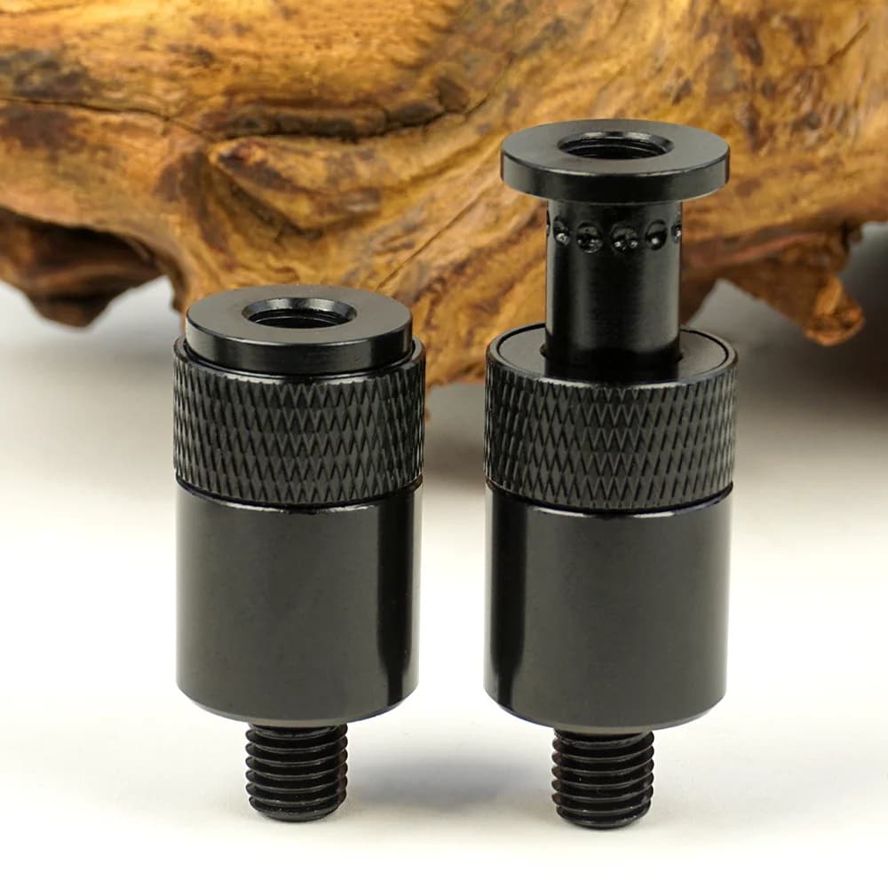 Adaptateurs à libération rapide Hirisi 2 pièces pour rod pod - Design aluminium à verrouillage rotatif