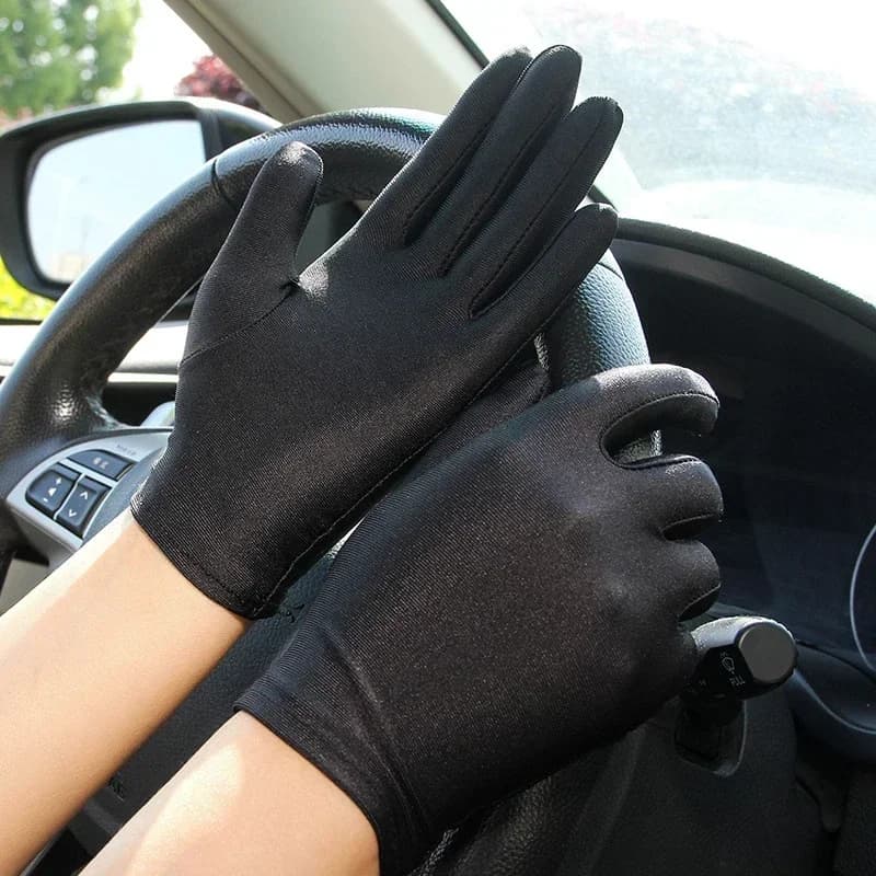 Gants spandex protection solaire pêche été - Gants fins danse étiquette pour pêche élégante