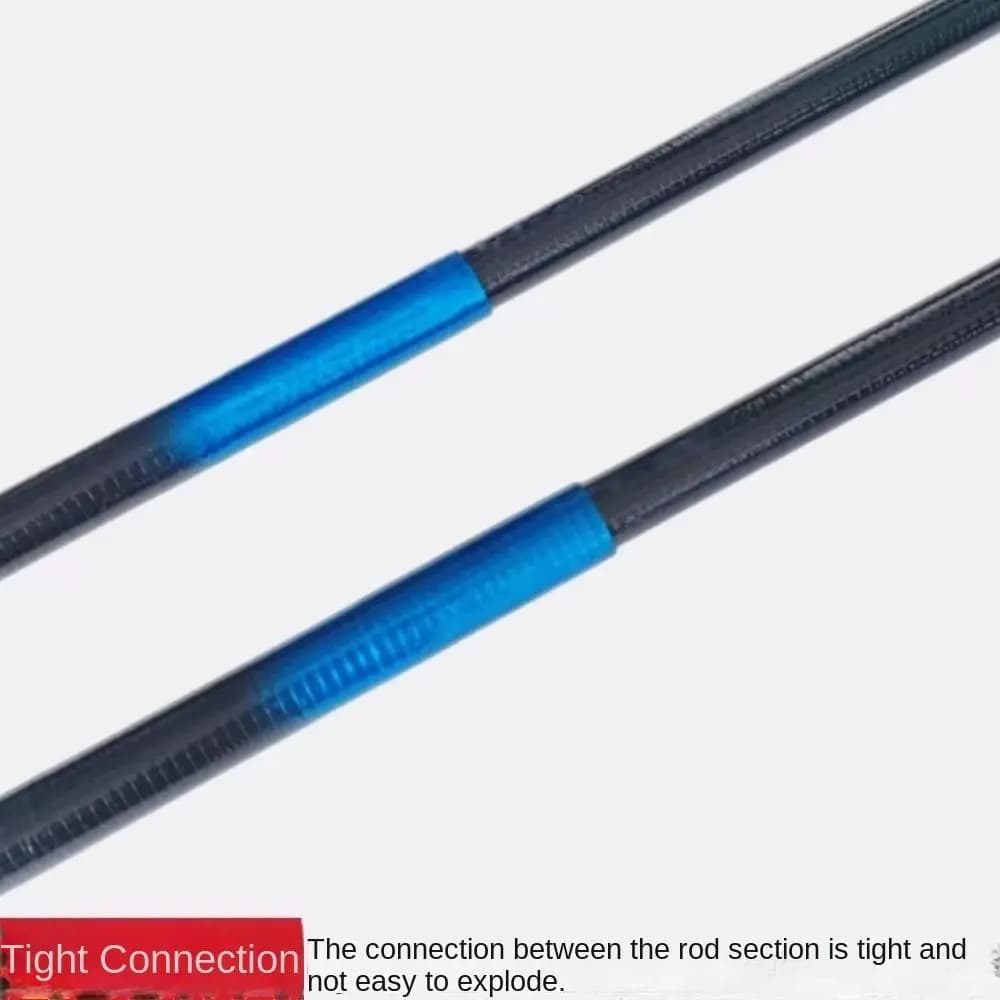 Canne télescopique complète kit pêche carbone fibre de verre 1.8m à 7.2m pour pêche au coup casting - Ensemble