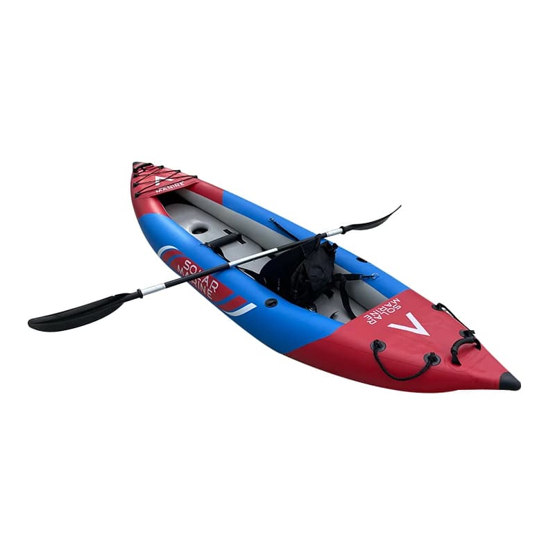 Kayak double gonflable Solarmarine - Canoë de compétition et paddleboard pour pêche