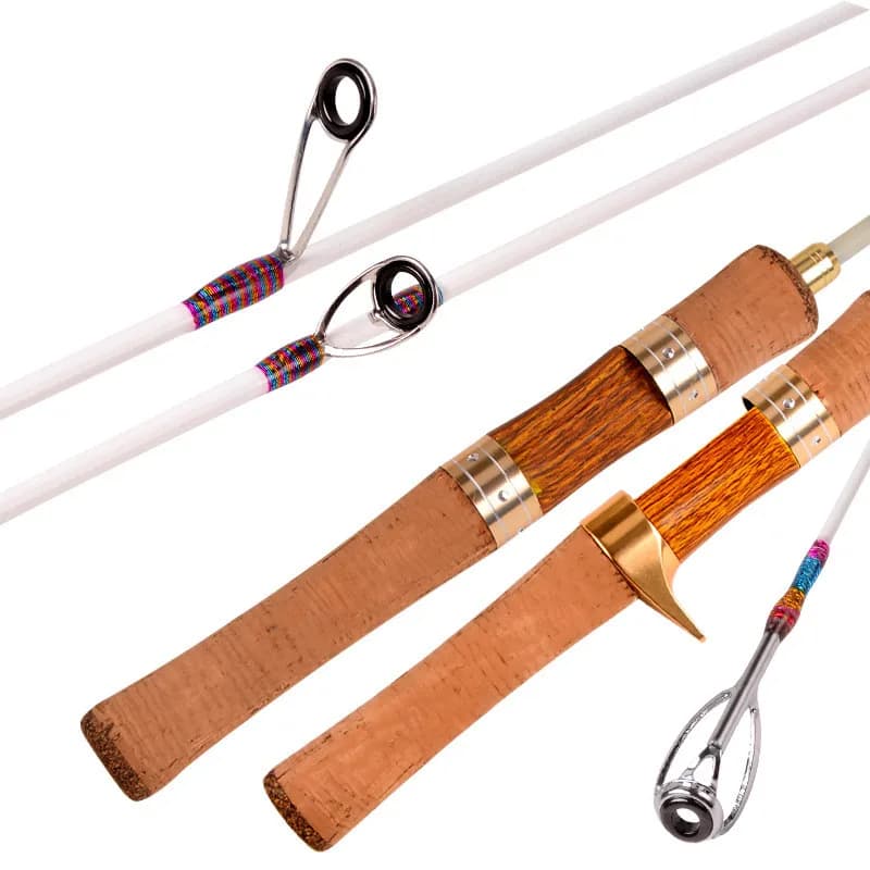 Canne voyage XUL super souple 1.4m 4 sections - Pêche truite en ruisseau fibre de verre